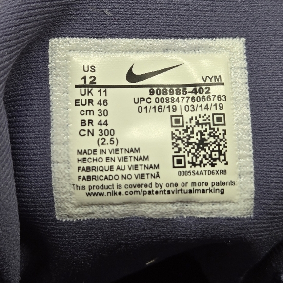 Nike Flex Experience RN 7 'Blue Recall' Men's Running Shoes Size 12 - Picture 8 of 8